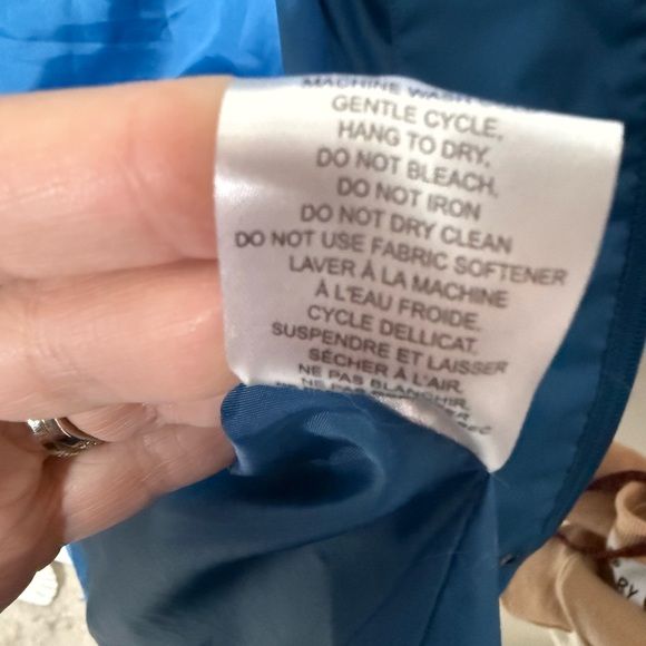 Orb Brand nylon snap zip utility jacket faux fur lining - Picture 5 of 7